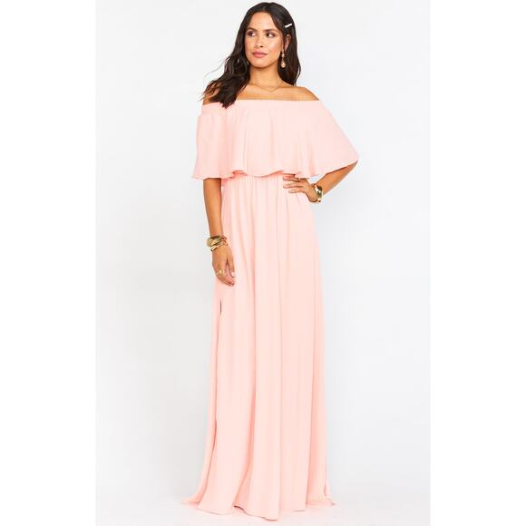 Show Me Your Mumu Hacienda Maxi Dress in Frost Pink Crisp XXS NWT - Picture 3 of 10